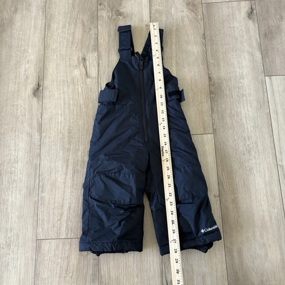 Columbia Snowslope II Bib Snowpants Black Omni Shield  Size 2T Ski‎ Outdoors